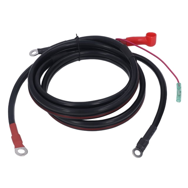 Outboard Engine Battery Cable,Battery Cable Black 2M Marine Battery Cable M Battery Cable Achieve More