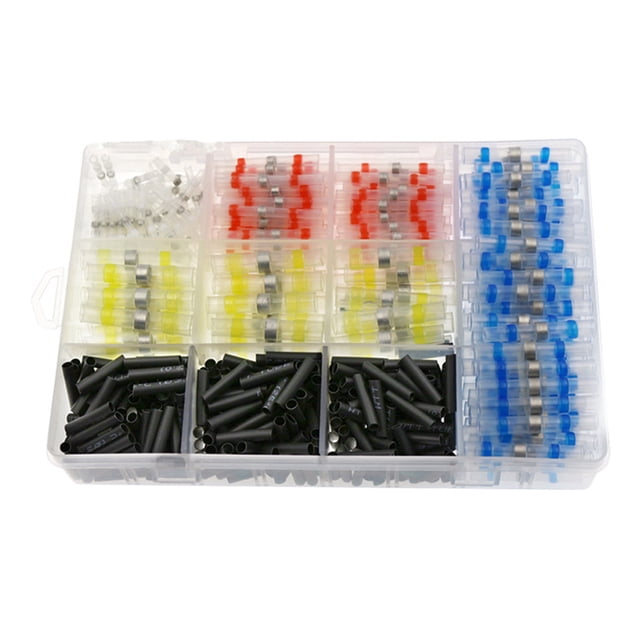 Maytalsory 1 Set*Heat Shrink Tube Polyolefin Chloride Plastic Shrinking Thermoresistant Electronic Tubing Set Insulation Wires 300PCS 1Set