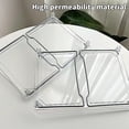 thumbnail image 4 of Birdeem Desk Shelf for Top of Desk,Clear Acrylic Cabinet Shelf Foldable Kitchen Counter Shelf Rack Stackable Storage Stand Organizer for Bathroom Pantry Countertop Cupboard, 1 Piece,12.2X8.7X6.6In, 4 of 6