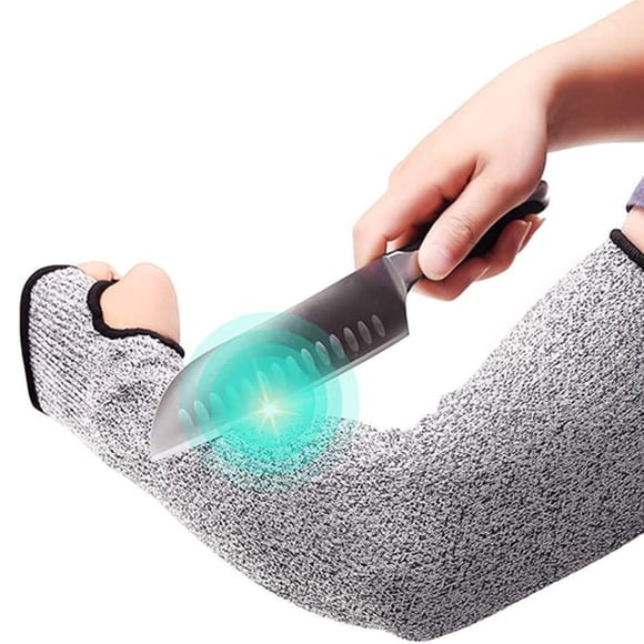 Protective HPPE Heavy-Duty Gloves for Cutting and Arm Sleeve 36cm/45cm with Superior Durability for Industrial Use