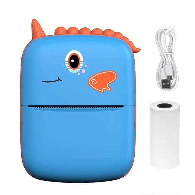 EIGTHTAILMini Printer Portable Bluetooth Wireless Smart Label Thermal Portable Printers Stickers Paper Wireless Printers Children Gifts