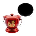 thumbnail image 3 of MERIGLARE Pot de Chambre Chevet Commode Seau Polyvalent pour Maison Chambre Femme Homme Rouge, 3 of 9