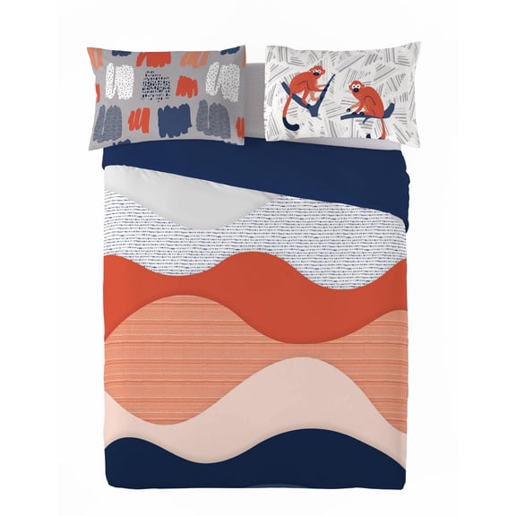 Ensemble de housse de couette Mico 3 pièces de Gouchee Home – Literie réversible en coton à motifs géométriques modernes