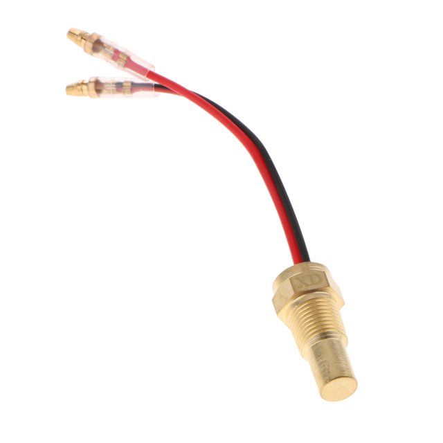 Miulika Auto Car Water Temp Gauge Temperature Meter 10mm Head Plug Sensor 1/8 Thread 10mm OD