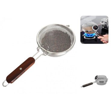 Coffee Bean Roaster Heating Evenly High Temperature Resistance Reusable Wear-resistant Smooth Surface Coffee Bean Bakeware for Home