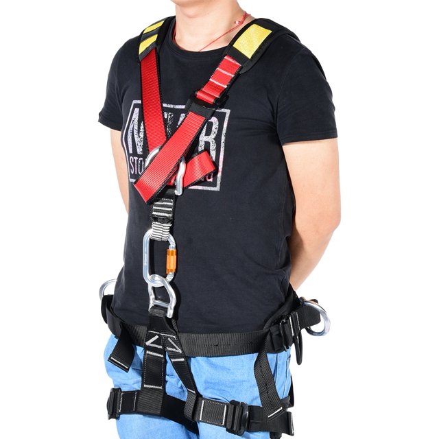 Ejoyous Climbing Harness Full Body Safety Belt for Outdoor Rock Climbing Mountaineering Rappelling , Rappelling Harness,Full Body Climbing Harness