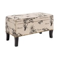 thumbnail image 1 of Pouf de Rangement Sydney Botanique, 1 of 8