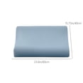 thumbnail image 3 of Antibacterial Waterproof Pillowcase, Memory Foam Emulsion Pillow Cover, Breathable Washable Pillow Protector for Home Dormitory, 3 of 6