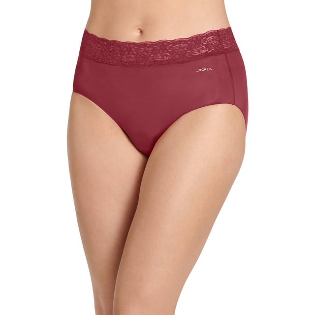 Jockey No Panty Line Promise Tactel Lace Hip Brief