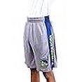 thumbnail image 3 of Ultra Game NBA Golden State Warriors Men's Mesh Athletic Active Basketball Shorts, Heather Gray, Small, 3 of 4