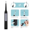 thumbnail image 3 of POINTERTECK Grattoir Électrique pour Enlever le Tartre et la Plaque Dentaire, Outils de Nettoyage des Dents pour le Tartre, le Calcul Dentaire et les Taches de Dents, 3 Modes Réglables Alimentés par USB, Noir, 3 of 9