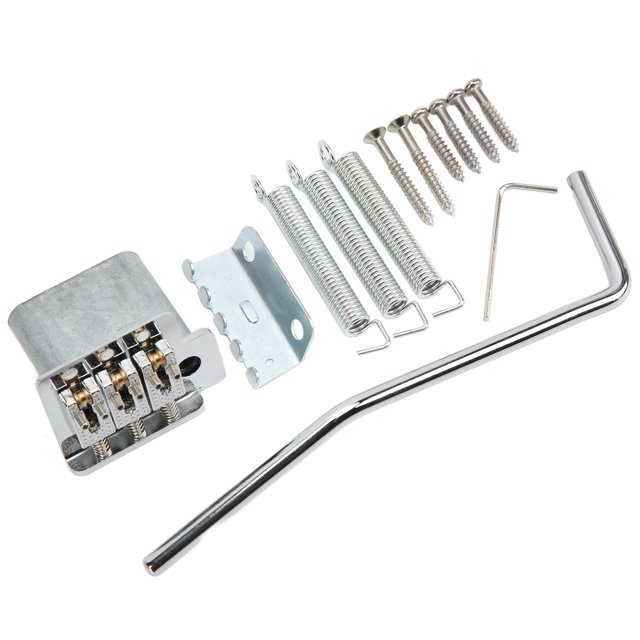Bridge Mounting Kit, Guitar Tremolo Bridge Stringed Instrument Parts High Hardness With Wrench And Screw For Humidor Guitars