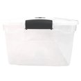 thumbnail image 4 of HOMZ 64-Quart Clear Plastic Stackable Storage Bin with Lid, 2 Pack, Clear, 4 of 7
