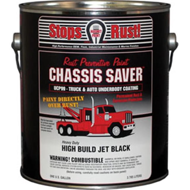 Magnet Paint Co UCP99-01 Chassis Saver Noir Lustré, 1 Gallon