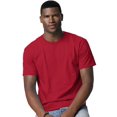 thumbnail image 1 of Hanes TAGLESS Men`s T-Shirt - Best-Seller, L, Deep Red, 1 of 5