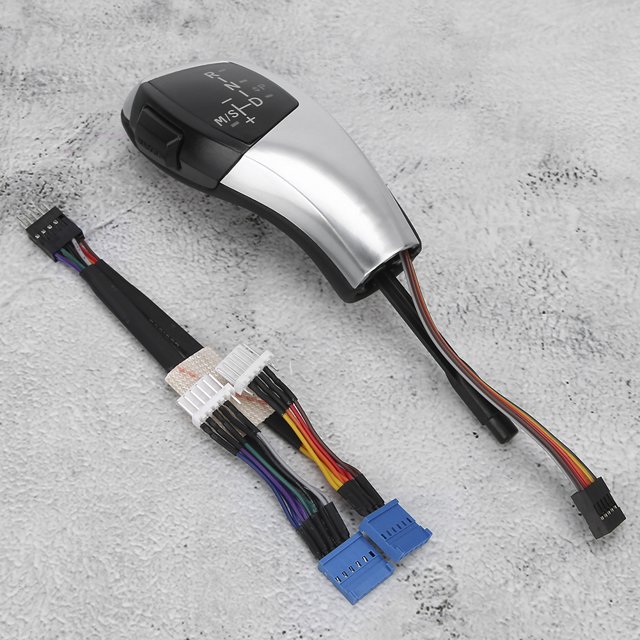 Bouton, Tête de Bâton d'Engrenage Confortable et à la Mode pour Style F30 Argent