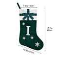 thumbnail image 3 of Knitted Hosiery Wool Hosiery Embroidered Letter Children's Candy Gift Bag Christmas Stocking Gift Bag, 3 of 5