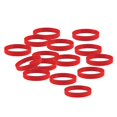 thumbnail image 2 of lionlar 15 Pcs Bracelets en Silicone pour Femmes Hommes, Brassards de Sport, Silicone Imperméable Rouge, 2 of 7