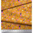 thumbnail image 3 of Soimoi Poly Georgette Fabric Flower Watercolor Print Fabric by The Yard 42 Inch Wide, 3 of 3