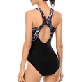 thumbnail image 2 of Women's One-Piece Swimwear Sports Racerback Beachwear Athletic Monokini Bikini Bathing Suit, 2 of 4