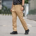 thumbnail image 1 of KIHOUT Pantalon Cargo de Randonnée Imperméable pour Hommes, Pantalon d'Hiver en Coquille Souple Isolé Doublé en Molleton pour Ski de Neige et Pêche en Plein Air, 1 of 1