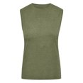 thumbnail image 4 of Débardeurs pour Femmes Mode Femmes Décontracté Sans Manches Col Rond Dames Hauts Unis Blouses Gilet Débardeur Blouses pour Femmes Débardeurs Sans Manches pour Femmes, 4 of 7