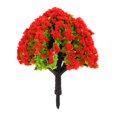thumbnail image 3 of Milaget 10pc Layout Model Trees 1:200 Scale w/ Flower Building Garden Accessories #5 Red Red Yellow, 3 of 7