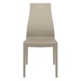 thumbnail image 3 of Compamia Chaise de Salle à Manger de Patio Miranda, Taupe, 3 of 11