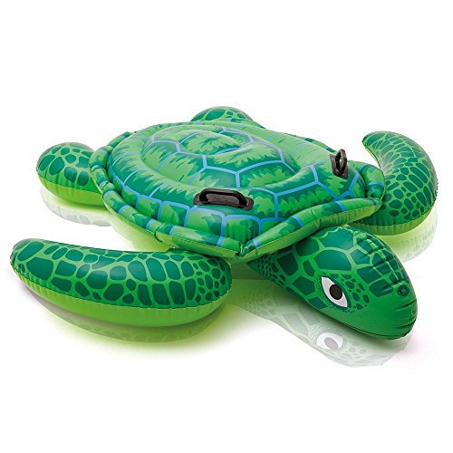 Intex Lil' Sea Turtle Ride-On, 59" X 50", For Ages 3+