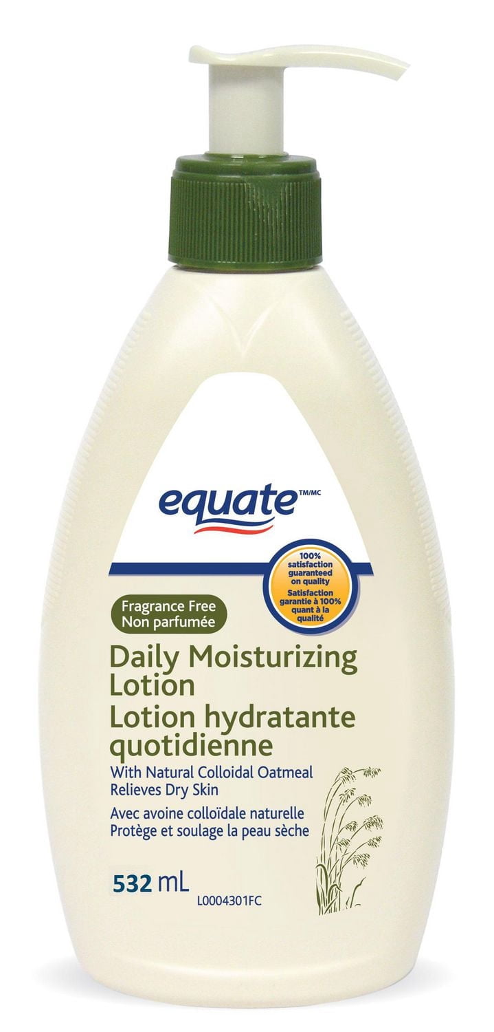 Equate Daily Moisturizing Lotion, Fragrance Free, 532 ml