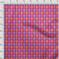 thumbnail image 3 of oneOone Cotton Cambric Fabric Swirl Ikat Print Fabric BTY 56 Inch Wide, 3 of 4