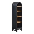 thumbnail image 2 of Better Homes & Gardens Juliet Narrow Arch Bookcase, Rich Black and Light Honey, for Adults, 2 of 11