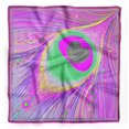 thumbnail image 3 of Bimba Cotton Voile Rectangular Printed Scarf Women Wrap Bandanas-40 x 40 Inches, 3 of 7