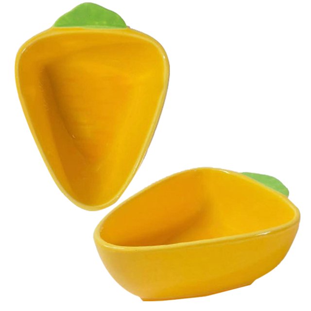 Plat à Sauce en Céramique Mini en Forme de Fruit Bol à Sauce Dessin Animé Plat de Service