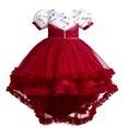 thumbnail image 1 of Robes de Princesse pour Filles Robes pour Enfants Filles Robe de Princesse Sans Manches Robe en Maille Fleur Robes pour Petites Filles Robes Fleuries pour Filles, 1 of 5