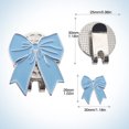 thumbnail image 1 of Golf Ball Marker Golf Cap Clips With Magnet Mark Golf Ball Position Removable Metal Petal Pattern Drop Ship Golf Accessories Blue Bow Tie, 1 of 1