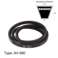 thumbnail image 2 of Unique Bargains 990mm Inner Girth 10mm Width Cogged V Belts, Neoprene Rubber, for Power Transmission, 2 of 6