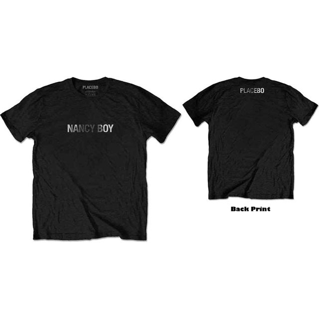 Placebo Unisex T-Shirt Nancy Boy (Back Print)