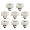 thumbnail image 4 of 8Pcs Plastic Drawer Pulley Replacement Wheels Bearing Small Pulley With Nuts Shower Room Pulley Rollers Runners Hardware, 4 of 9