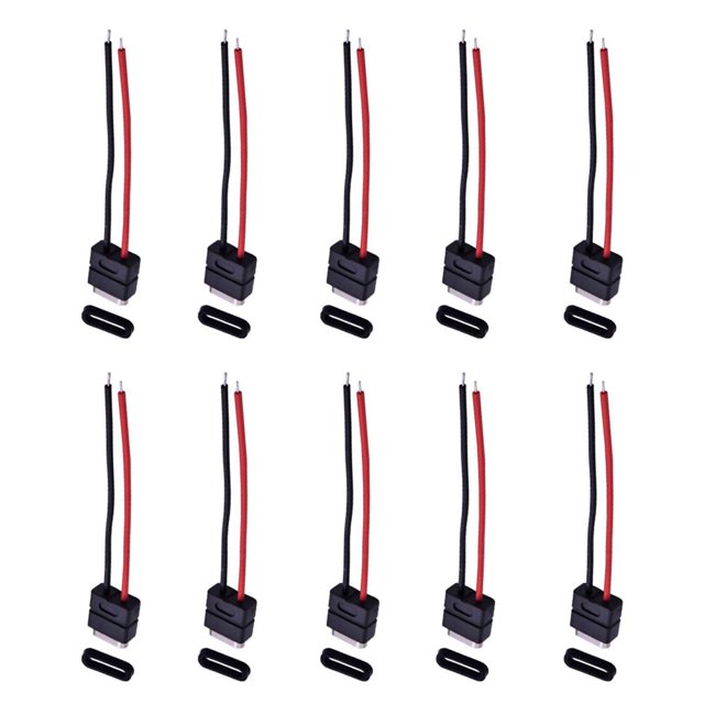 CNKOO Versatile 2-Wire USB 2.0 Female Socket for Custom Charging Applications Desktops Televisions
