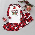 thumbnail image 2 of Pisexur Christmas Pajamas for Family Add Festive Atmosphere Family Christmas Pjs Matching Sets Reindeer and Snowflake Patterned Sleepwear Xmas PJS Set for Couples and Kids Christmas Pajamas, 2 of 8