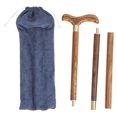 thumbnail image 2 of Folding Walking Stick, Portable Wooden Walking Cane Providing Stable Performance  For Outdoor For Indoor For Elderly, 2 of 8