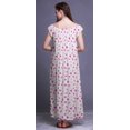 thumbnail image 4 of Bimba Robe de Nuit Imprimée pour Femmes en Rayonne Longue Maxi Robe de Sommeil Robe de Nuit, 4 of 4