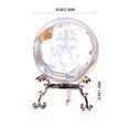 thumbnail image 3 of weibbin Engraved Decorative Crystal Sphere Decorative Quartz Glass Ball, Model Astronomy Sphere, Paperweight Crystal Display Sculpture Home Decor Crafts for Kids Friends, 3 of 6