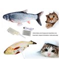 thumbnail image 1 of Jouet pour Animal Poisson Électrique Mobile Réaliste en Peluche Simulation Poisson Qui Remue Jouet à Taper pour Animal Drôle Interactif Animaux, 1 of 7