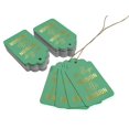 thumbnail image 3 of Inkdotpot Pack Of 50 Good Bye Tension Hello Pension Retirement Favor Paper Tags Craft Real Gold Foil Hang Tags, 3 of 6