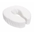 thumbnail image 1 of Essential Medical Supply Foam Padded Toilet Seat Cushion Riser - 4" Height, Hook and Loop Attachment for Easy Installation, Washable Vinyl Cover - Added Cushion for The Toilet with Pressure Relief, 1 of 4