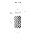 thumbnail image 4 of CWI Lighting Chique Collection Wall Sconce Chrome Finish 4 Light Indoor, 4 of 4