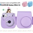 thumbnail image 3 of Portable Instant Camera Case Bag Holder PU Leather with Shoulder Strap Compatible with Fujifilm Fuji Instax Mini 11, 3 of 7
