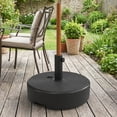 thumbnail image 2 of Base de Parasol de Patio avec Poignée pour Poteaux de 1,5 Pouces/1,9 Pouces, Noir, 2 of 10